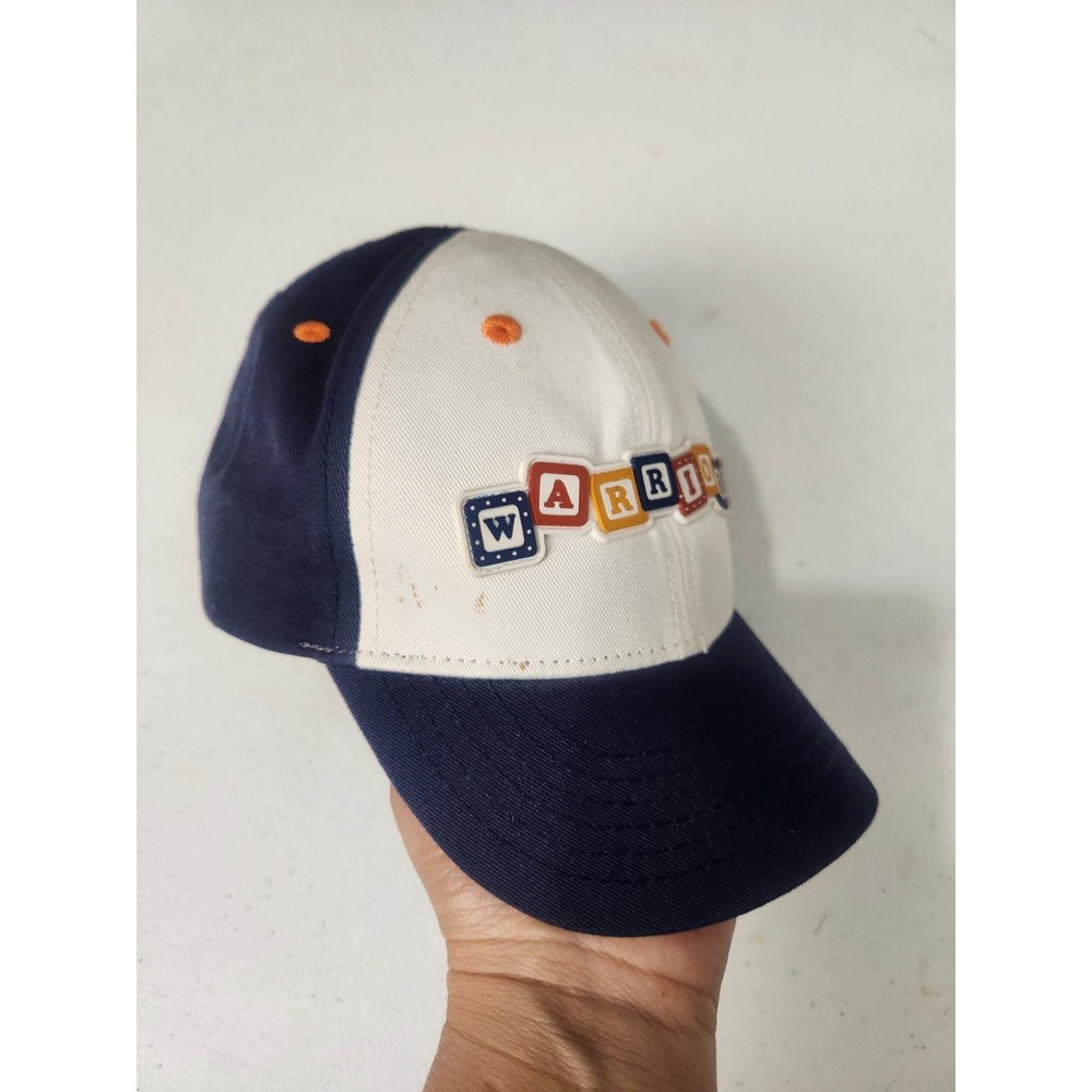 Kids Vintage Trucker Hat One Size Blue & White - Retro Adjustable Baseball Cap